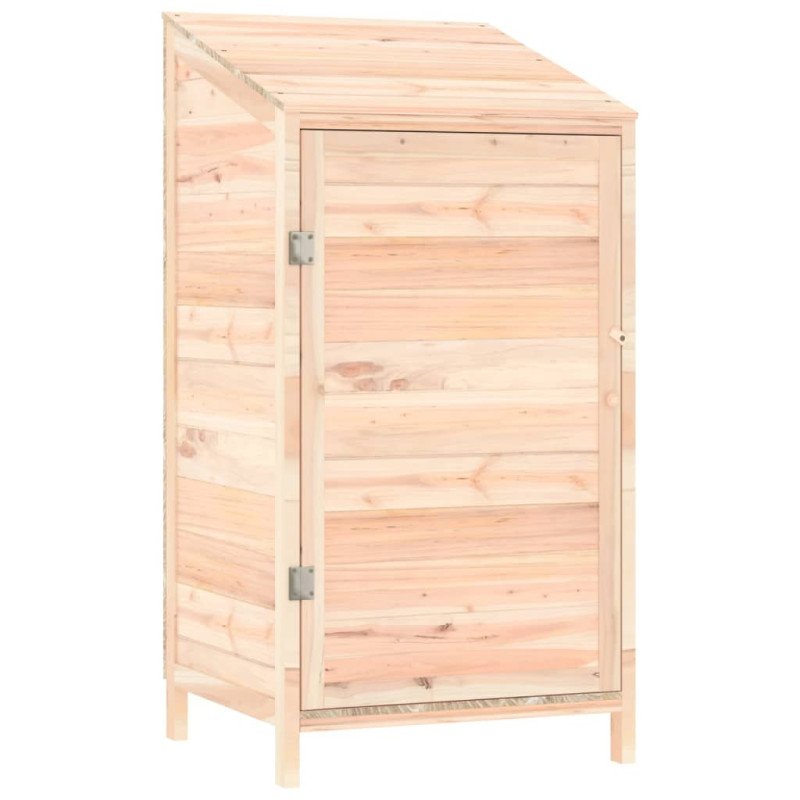 vidaXL Záhradná kôlňa 55x52x112 cm masívne jedľové drevo