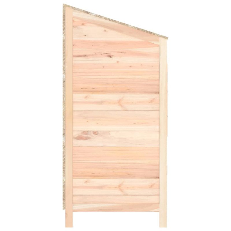 vidaXL Záhradná kôlňa 55x52x112 cm masívne jedľové drevo