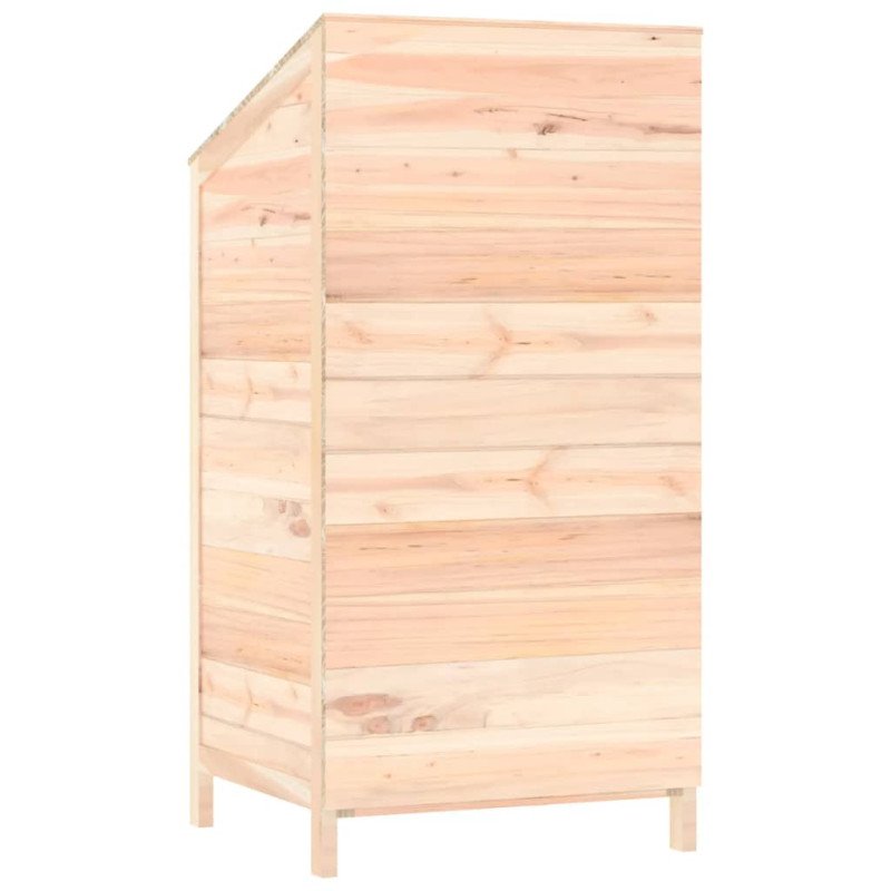 vidaXL Záhradná kôlňa 55x52x112 cm masívne jedľové drevo