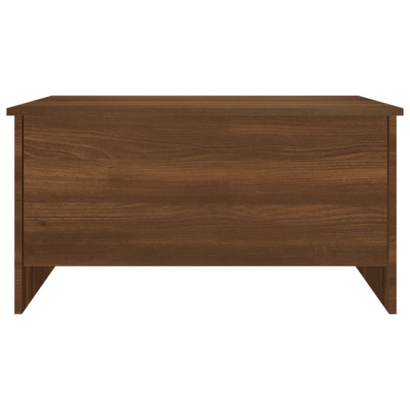 vidaXL Konferenčný stolík hnedý dub 80x55,5x41,5 cm spracované drevo