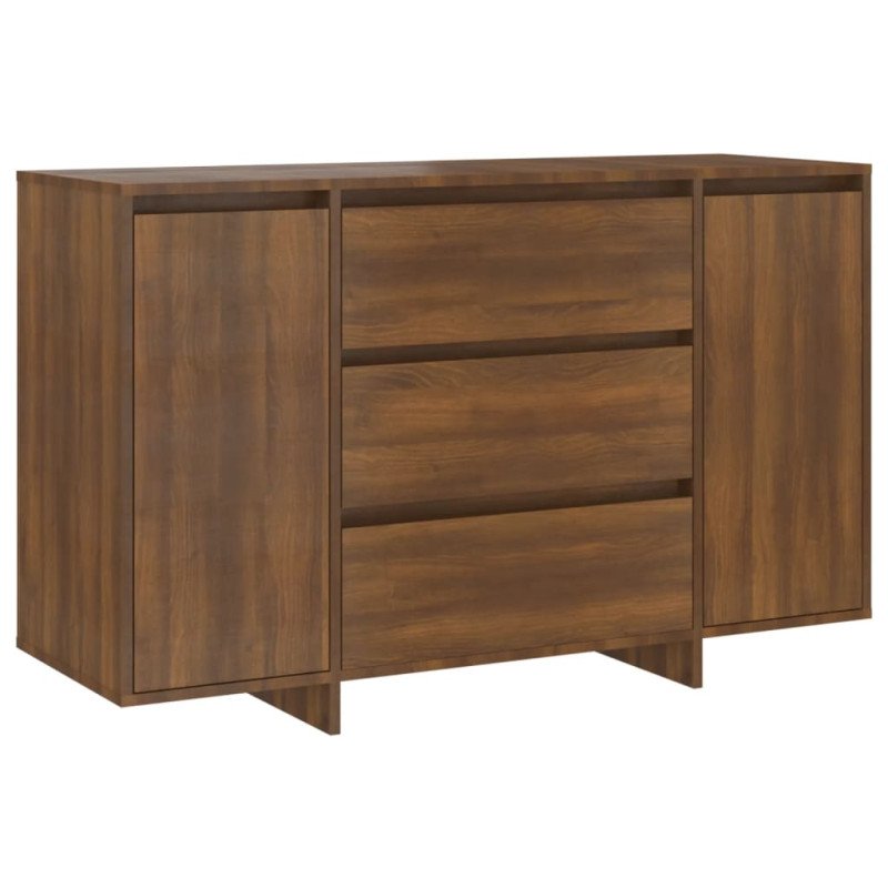 vidaXL Komoda s 3 zásuvkami hnedý dub 120x41x75 cm drevotrieska
