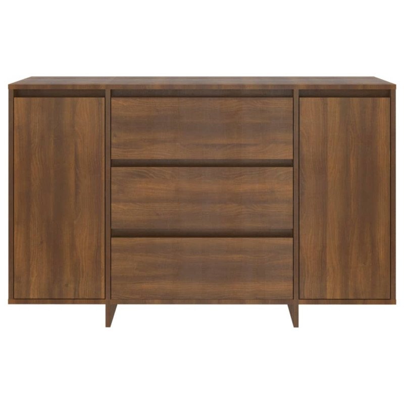 vidaXL Komoda s 3 zásuvkami hnedý dub 120x41x75 cm drevotrieska
