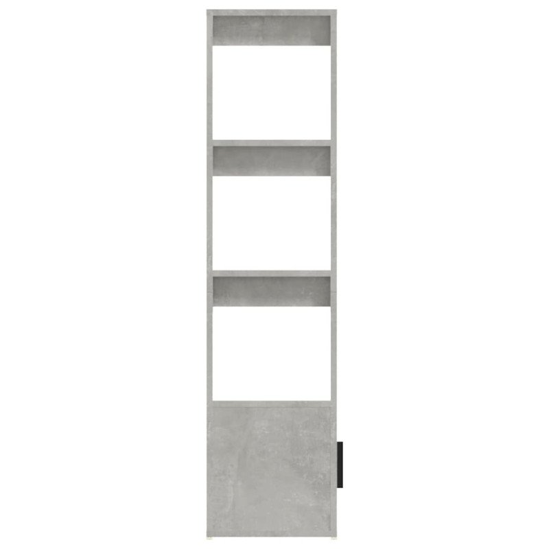 vidaXL Komoda betónovo sivá 80x30x119,5 cm spracované drevo