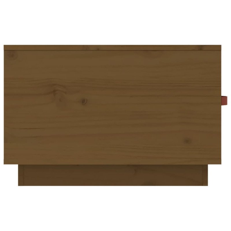 vidaXL Konferenčný stolík medovo-hnedý 60x53x35 cm borovicový masív