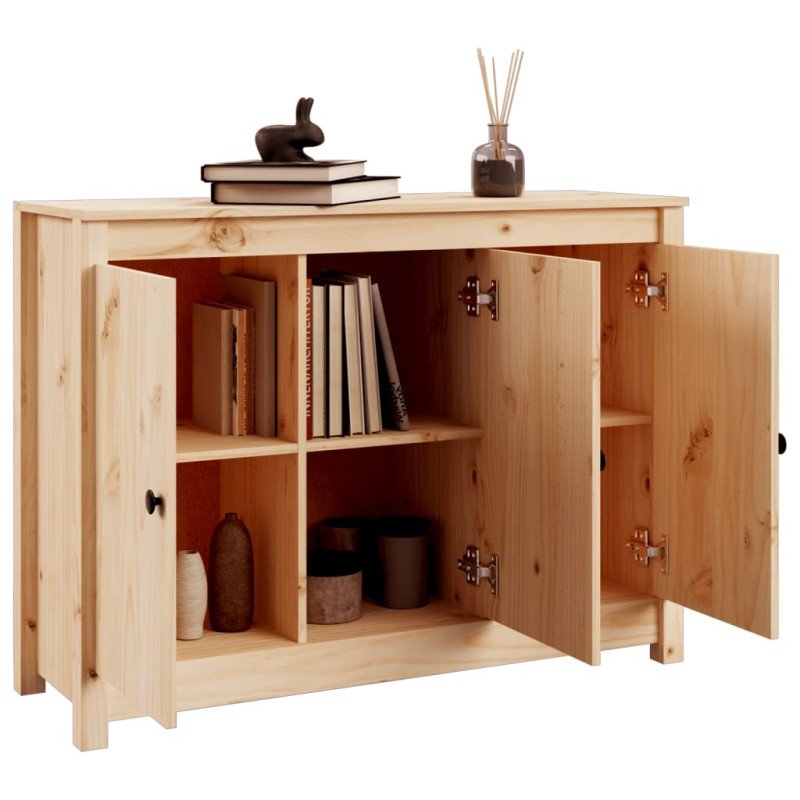 vidaXL Komoda 100x35x74 cm borovicový masív