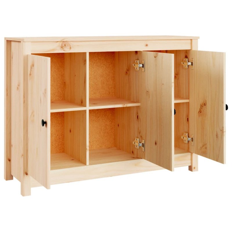 vidaXL Komoda 100x35x74 cm borovicový masív