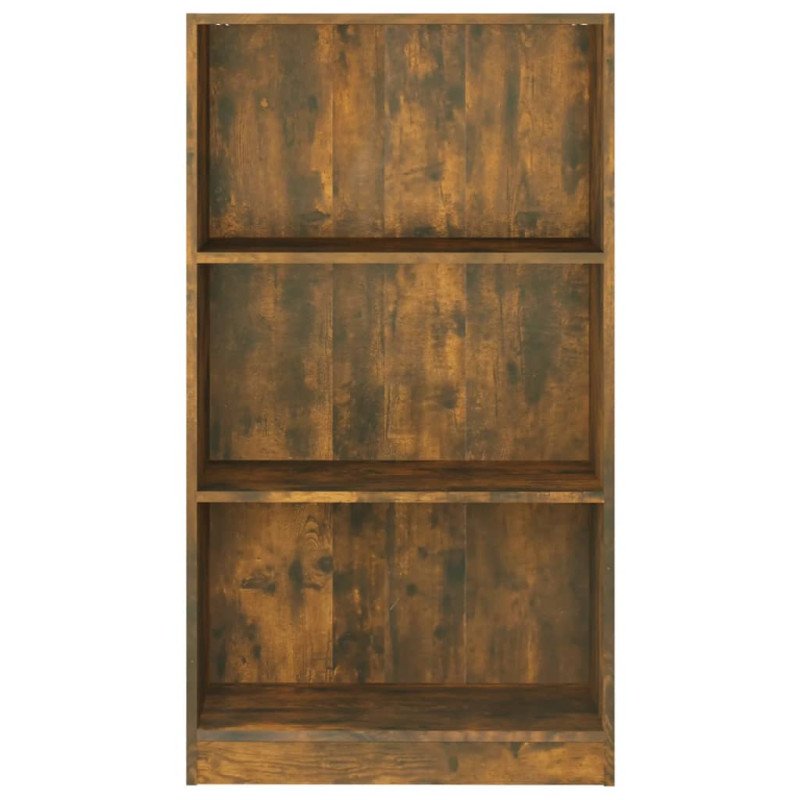 vidaXL Knižnica dymový dub 60x24x109 cm spracované drevo