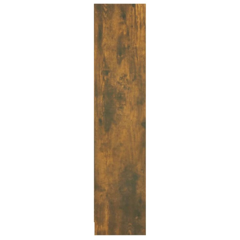 vidaXL Knižnica dymový dub 60x24x109 cm spracované drevo
