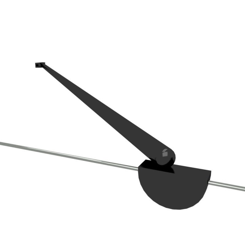 vidaXL Pruhovaná vaňová zástena 120x68x130 cm, tvrdené sklo