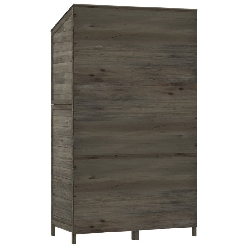 vidaXL Záhradná kôlňa antracitová 102x52x174,5 cm jedľové drevo