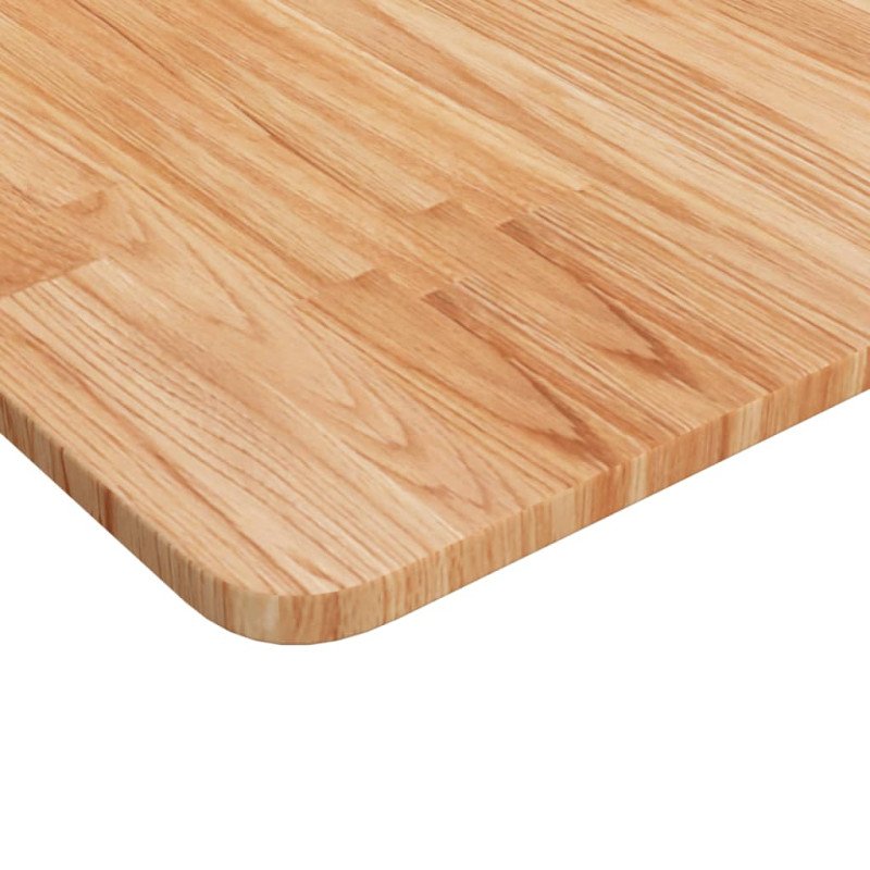 vidaXL Štvorcová stolová doska bledohnedá 60x60x1,5 cm lakovaný dub