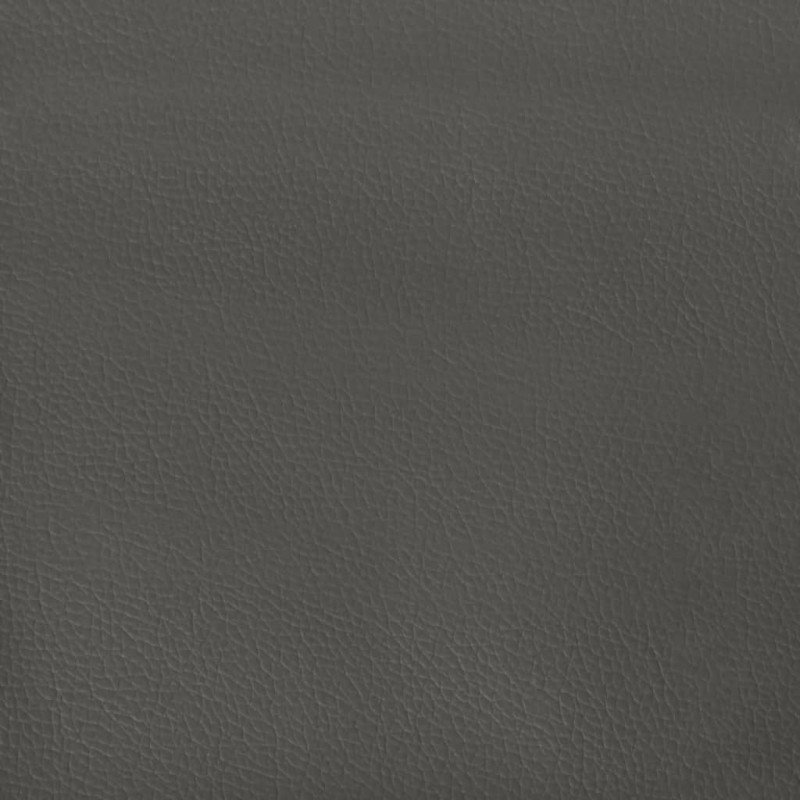 vidaXL Matrac s taštičkovými pružinami sivý 160x200x20 cm umelá koža