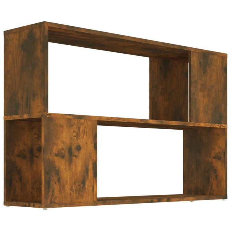 vidaXL Knižnica hnedý dub 100x24x63 cm spracované drevo