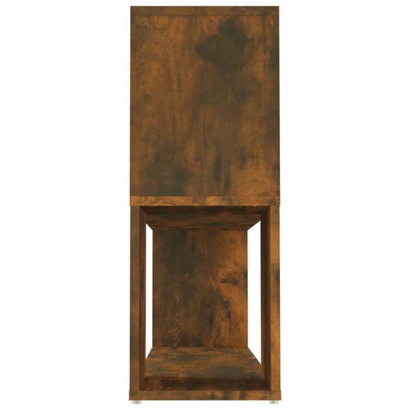 vidaXL Knižnica hnedý dub 100x24x63 cm spracované drevo