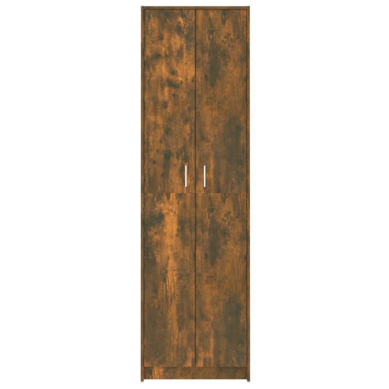 vidaXL Šatník do chodby dymový dub 55x25x189 cm spracované drevo