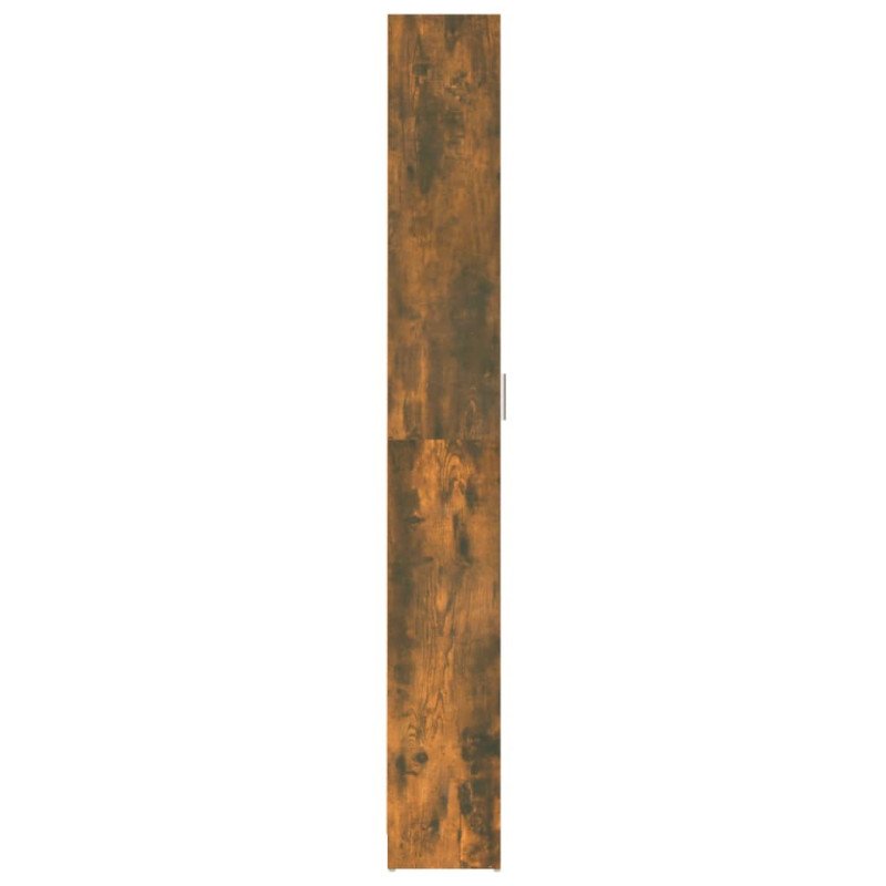 vidaXL Šatník do chodby dymový dub 55x25x189 cm spracované drevo