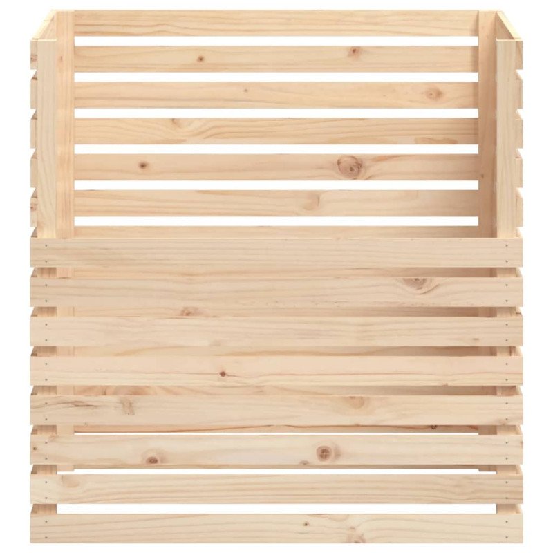 vidaXL Kompostér 100x100x102 cm masívne borovicové drevo