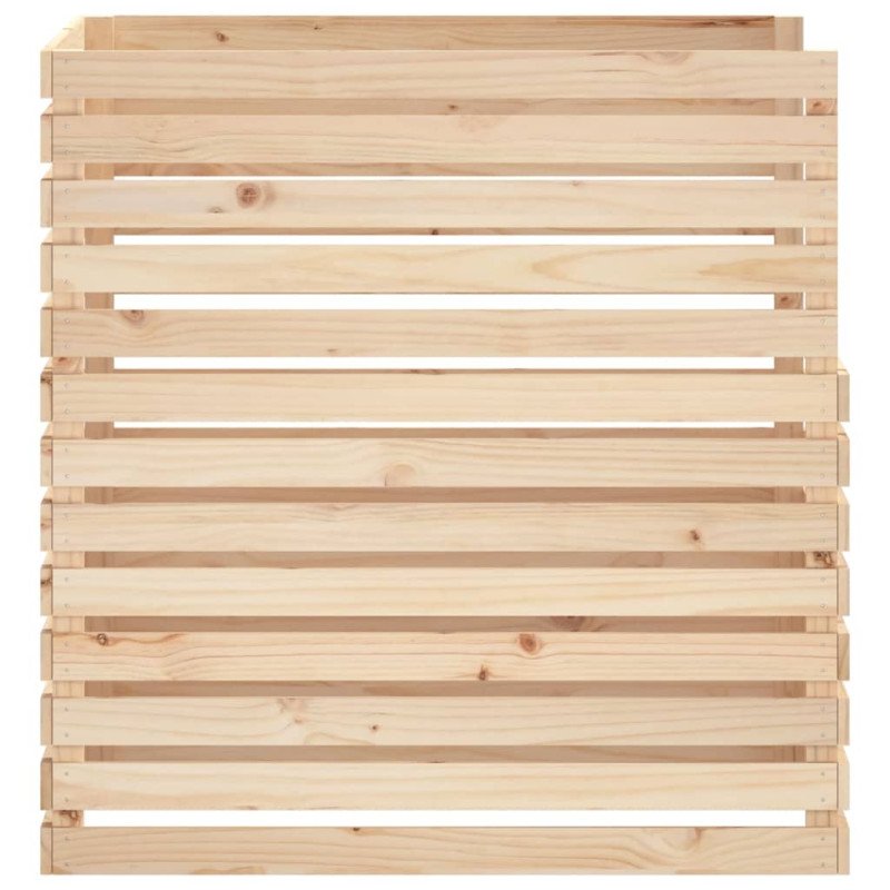 vidaXL Kompostér 100x100x102 cm masívne borovicové drevo