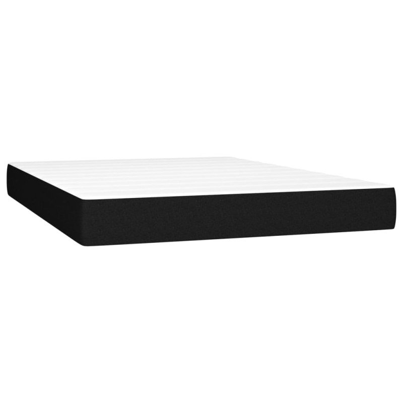 vidaXL Matrac s taštičkovými pružinami čierny 140x190x20cm látka