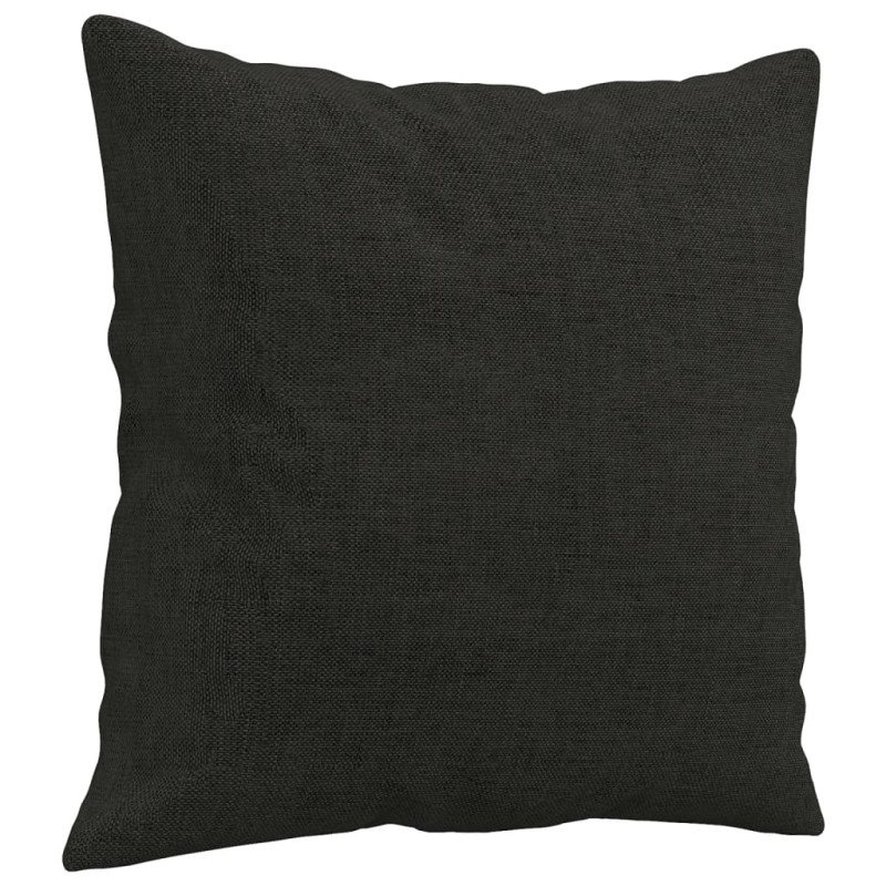 vidaXL Dekoratívne vankúše 2 ks čierne 40x40 cm látka
