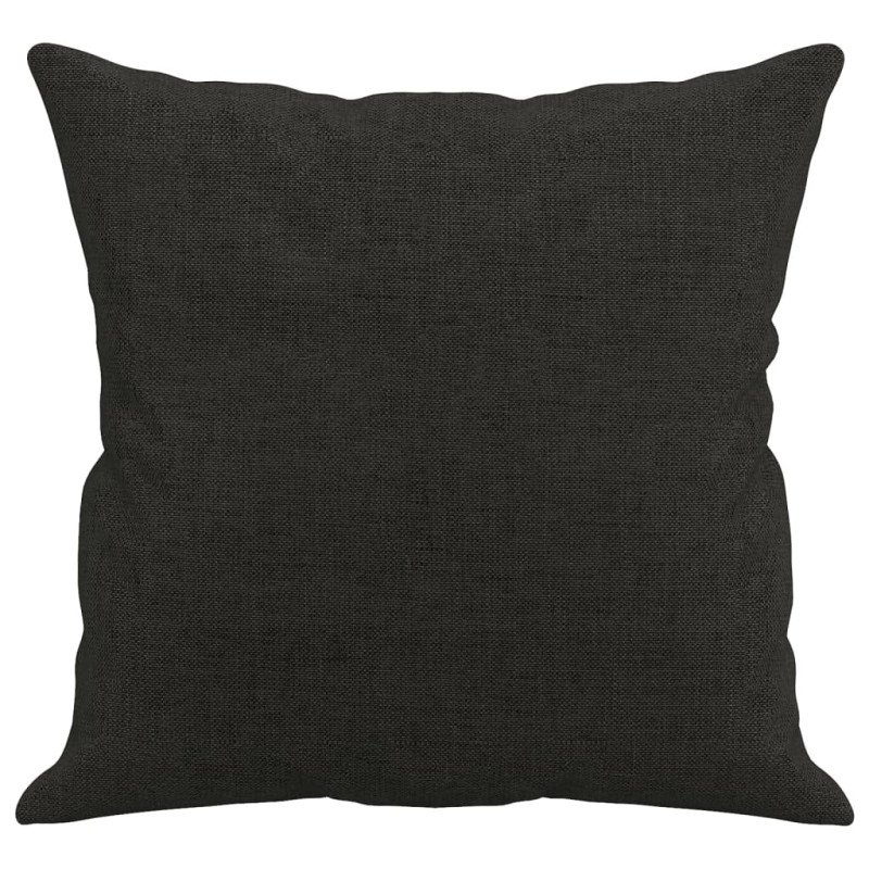 vidaXL Dekoratívne vankúše 2 ks čierne 40x40 cm látka
