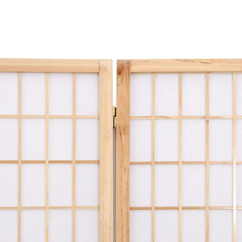 vidaXL Skladací paraván so 4 panelmi japonský štýl 160x170 cm