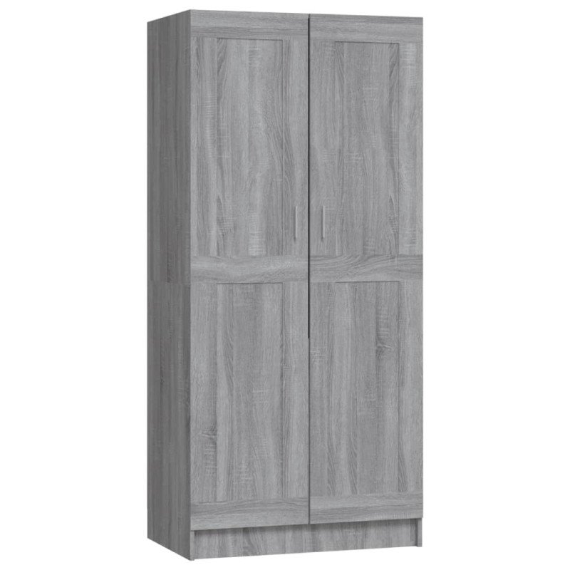 vidaXL Šatník sivý dub sonoma 82,5x51,5x180 cm spracované drevo
