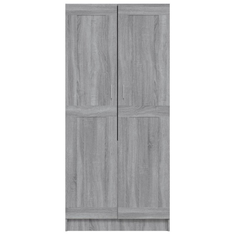 vidaXL Šatník sivý dub sonoma 82,5x51,5x180 cm spracované drevo