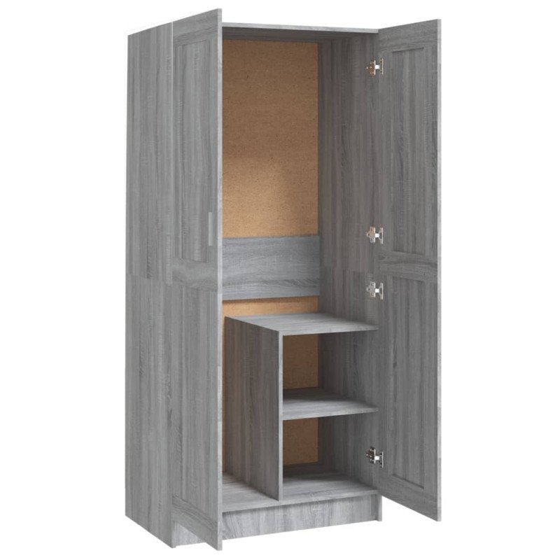 vidaXL Šatník sivý dub sonoma 82,5x51,5x180 cm spracované drevo