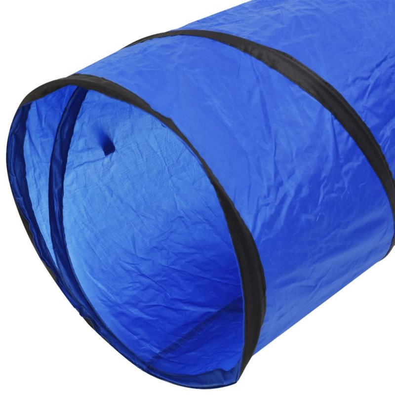 vidaXL Tunel pre psa modrý Ø 50x300cm polyester