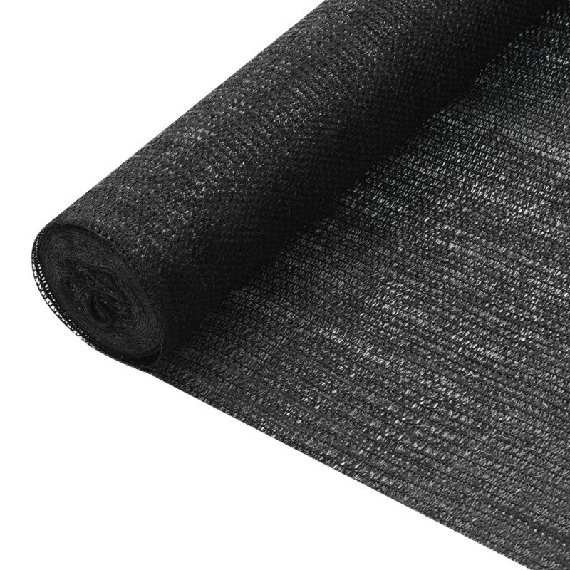 vidaXL Tieniaca sieť čierna 1x10 m HDPE 75 g/m² 