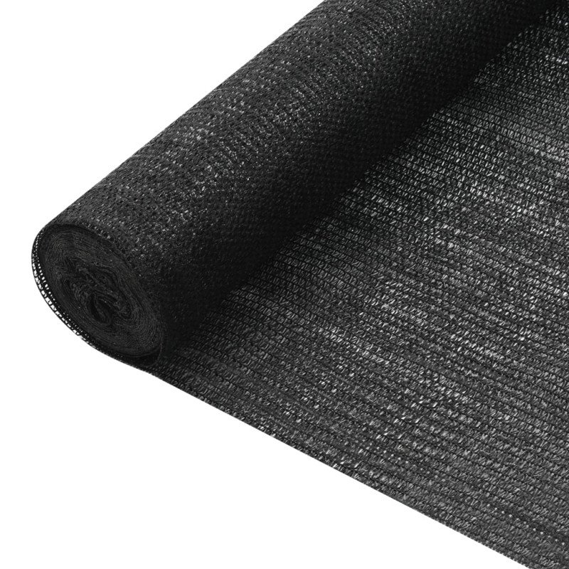 vidaXL Tieniaca sieť čierna 2x10 m HDPE 75 g/m² 