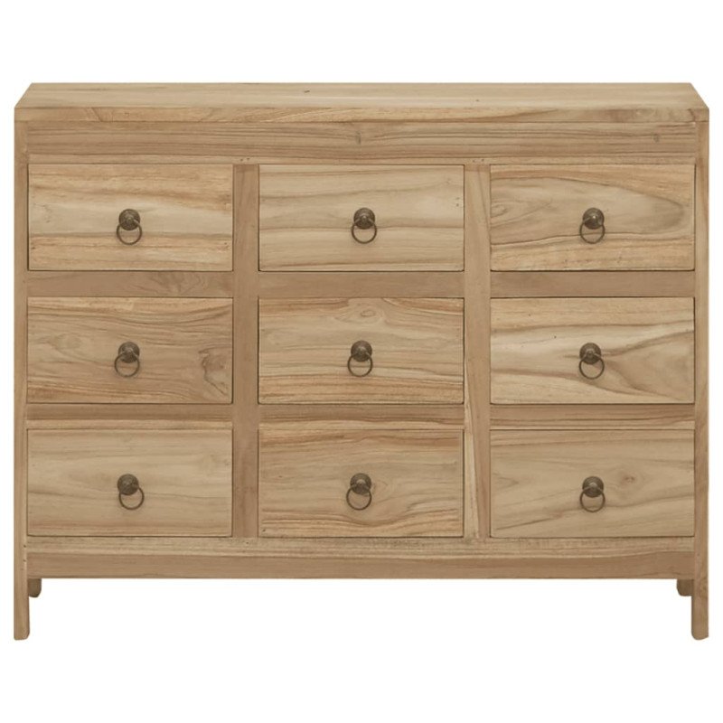 vidaXL Zásuvková komoda 80x30x55 cm masívne tíkové drevo