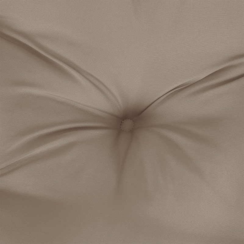 vidaXL Podložka na paletový nábytok, sivohnedá 120x80x12 cm, látka