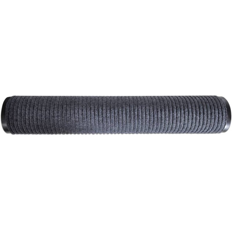 vidaXL Rohož pred dvere, sivá 117x220 cm, PVC
