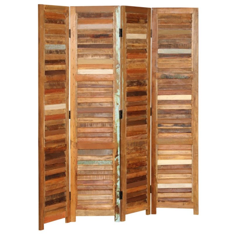 vidaXL Paraván, recyklovaný masív 170 cm