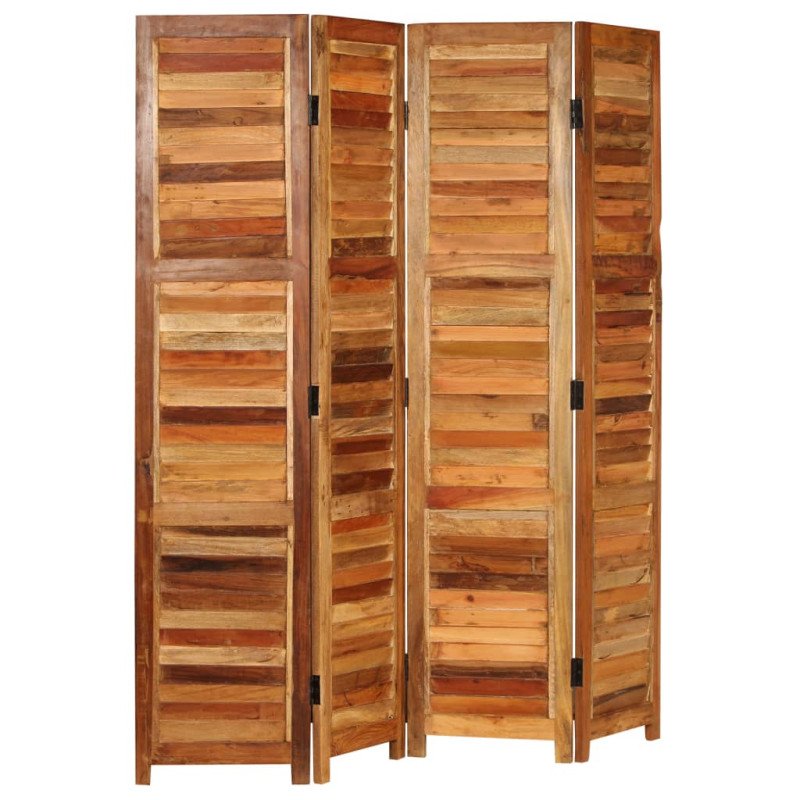 vidaXL Paraván, recyklovaný masív 170 cm