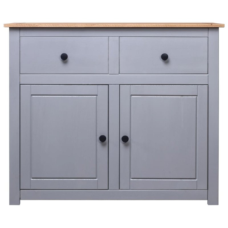 vidaXL Komoda sivá 93x40x80 cm borovicový masív Panama Range