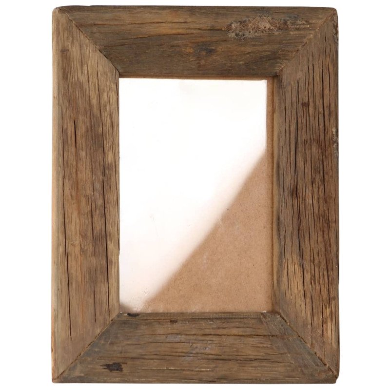 vidaXL Fotorámiky 2 ks, 23x28 cm, recyklovaný masív a skloo