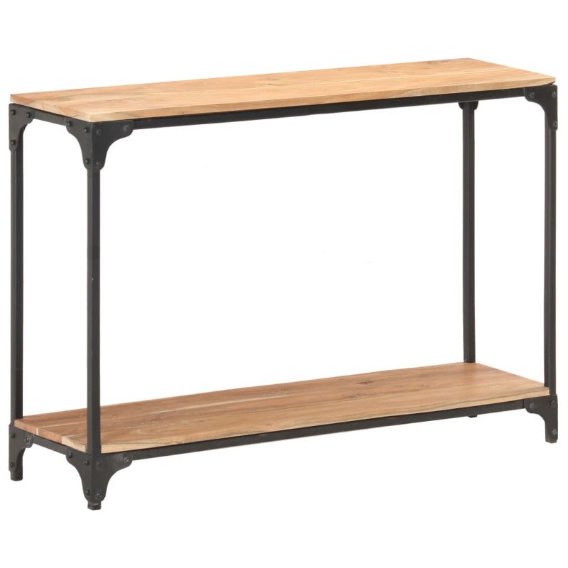 vidaXL Konzolový stolík 110x30x75 cm akáciový masív