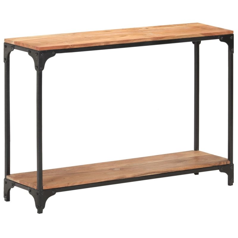 vidaXL Konzolový stolík 110x30x75 cm akáciový masív