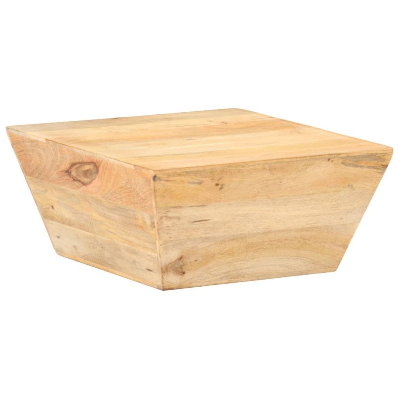 vidaXL Konferenčný stolík v tvare V 66x66x30 cm, mangový masív