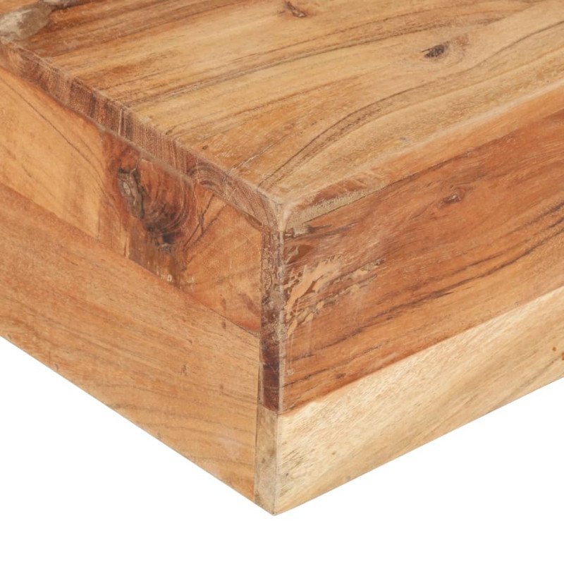 vidaXL Konferenčný stolík 80x80x28 cm masívne akáciové drevo