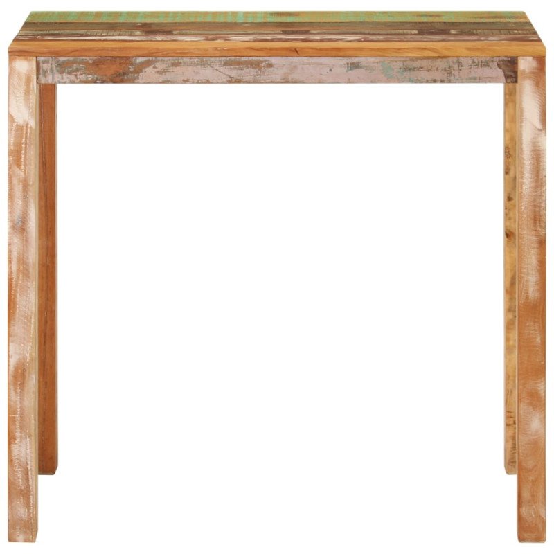 vidaXL Barový stôl 112x55x108 cm masívne recyklované drevo
