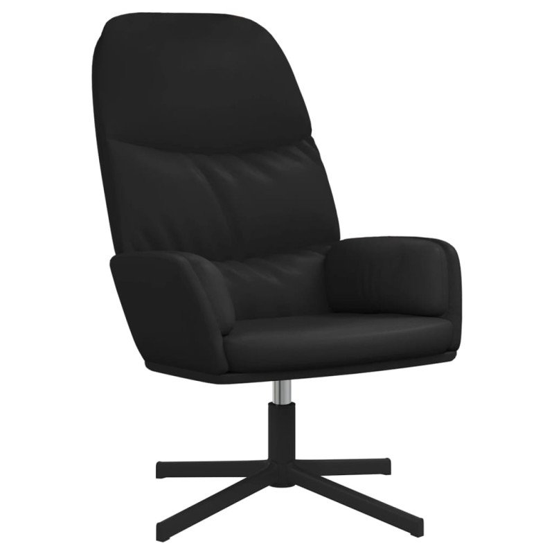 vidaXL Relaxačné kreslo čierne umelá koža