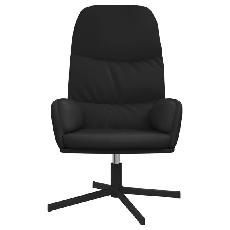 vidaXL Relaxačné kreslo čierne umelá koža