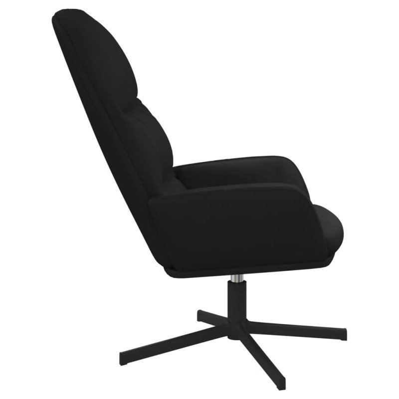 vidaXL Relaxačné kreslo čierne umelá koža
