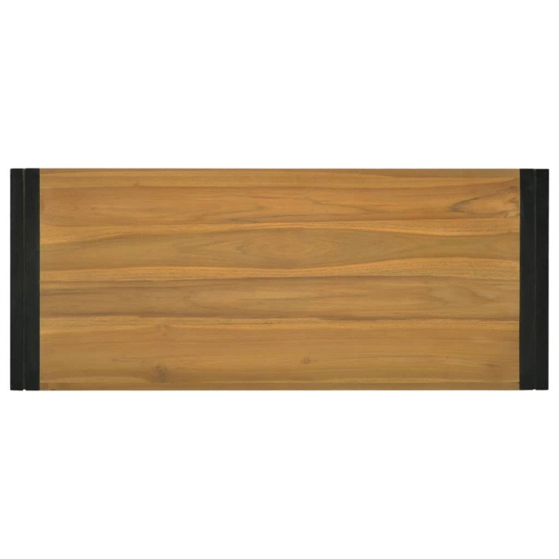 vidaXL Nástenná kúpeľňová skrinka 110x45x35 cm masívne tíkové drevo