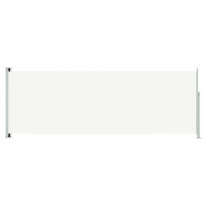vidaXL Zaťahovacia bočná markíza na terasu 220x600 cm krémová