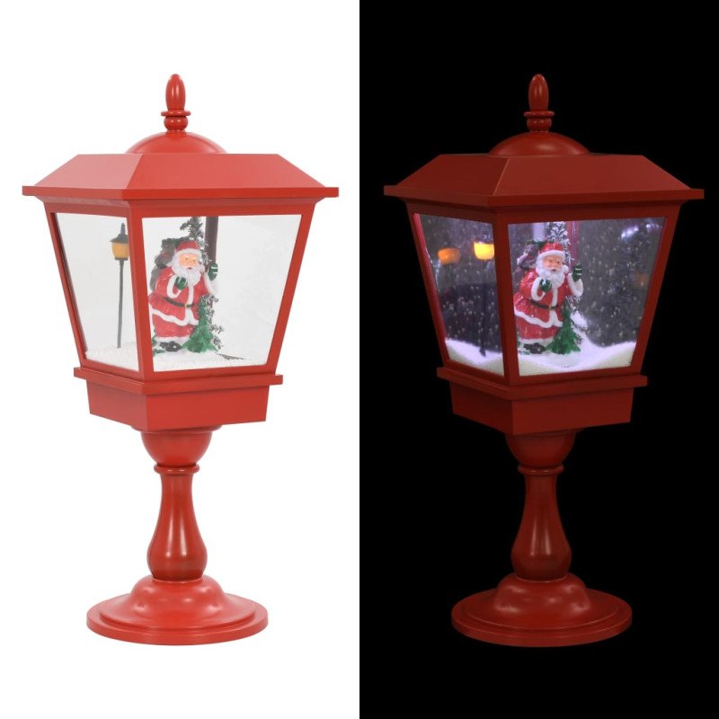 vidaXL Vianočná stojanová lampa so Santom 64 cm LED